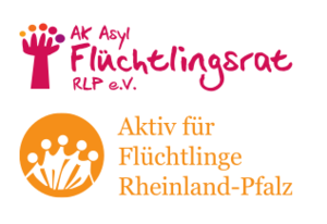 Logo Flüchtloingsrat RLP und Aktiv für Flüchtlinge